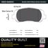 1003-1640CC by MPA ELECTRICAL - Quality-Built Black Series Ceramic Brake Pads w/ Hardware
