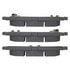 1003-1659C by MPA ELECTRICAL - Quality-Built Disc Brake Pad Set - Black Series, Ceramic, with Hardware