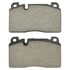1003-1663C by MPA ELECTRICAL - Quality-Built Disc Brake Pad Set - Black Series, Ceramic, with Hardware