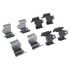1003-1691M by MPA ELECTRICAL - Quality-Built Disc Brake Pad Set - Black Series, Semi-Metallic, with Hardware