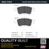 1003-1721C by MPA ELECTRICAL - Quality-Built Black Series Ceramic Brake Pads w/ Hardware