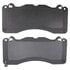 1003-1792M by MPA ELECTRICAL - Quality-Built Disc Brake Pad Set - Black Series, Semi-Metallic, with Hardware