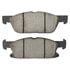 1003-1818AC by MPA ELECTRICAL - Quality-Built Disc Brake Pad Set - Black Series, Ceramic, with Hardware
