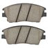 1003-1847C by MPA ELECTRICAL - Quality-Built Disc Brake Pad Set - Black Series, Ceramic, with Hardware