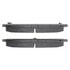1003-1855C by MPA ELECTRICAL - Quality-Built Disc Brake Pad Set - Black Series, Ceramic, with Hardware
