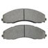 1003-2018M by MPA ELECTRICAL - Quality-Built Disc Brake Pad Set - Black Series, Semi-Metallic, with Hardware