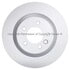 BR45445G by MPA ELECTRICAL - Quality-Built Disc Brake Rotor - Black Series, Coated