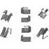 Wagner H3002 Disc Brake Hardware Kit Wagner H3002 Brake Disc Alignment Kit