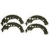 PAB945 by WAGNER - Wagner ThermoQuiet PAB945 Drum Brake Shoe Set
