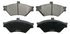 SX659 by WAGNER - Wagner SevereDuty SX659 Semi-Metallic Disc Brake Pad Set
