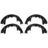 PAB357AR by WAGNER - Wagner ThermoQuiet PAB357AR Drum Brake Shoe Set