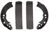 PAB532 by WAGNER - Wagner ThermoQuiet PAB532 Drum Brake Shoe Set