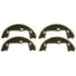 PAB797 by WAGNER - Wagner ThermoQuiet PAB797 Parking Brake Shoe Set