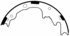 Z769 by WAGNER - Wagner Brake Z769 Drum Brake Shoe