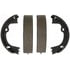 Z962 by WAGNER - Wagner Brake Z962 Parking Brake Shoe