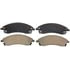 ZD1019A by WAGNER - QuickStop Ceramic Disc Brake Pad Set