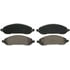 ZD1022 by WAGNER - QuickStop Ceramic Disc Brake Pad Set