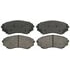 ZD1038 by WAGNER - QuickStop Ceramic Disc Brake Pad Set