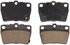 ZD1051 by WAGNER - QuickStop Ceramic Disc Brake Pad Set