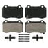ZD1428 by WAGNER - QuickStop Ceramic Disc Brake Pad Set