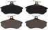 ZD227 by WAGNER - QuickStop Ceramic Disc Brake Pad Set