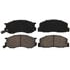 ZD263 by WAGNER - QuickStop Ceramic Disc Brake Pad Set