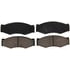 Wagner ZD265 Disc Brake Pad Set QuickStop Ceramic Disc Brake Pad Set