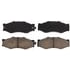 Wagner ZD266A Disc Brake Pad Set QuickStop Ceramic Disc Brake Pad Set