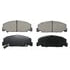 ZD273 by WAGNER - QuickStop Ceramic Disc Brake Pad Set
