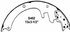 Z452AR by WAGNER - Wagner Brake Z452AR Drum Brake Shoe