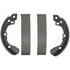 Z697 by WAGNER - Wagner Brake Z697 Drum Brake Shoe