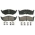 ZD730A by WAGNER - QuickStop Ceramic Disc Brake Pad Set