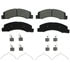 ZD756 by WAGNER - QuickStop Ceramic Disc Brake Pad Set
