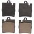ZD876 by WAGNER - QuickStop Ceramic Disc Brake Pad Set