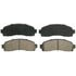 ZD833B by WAGNER - QuickStop Ceramic Disc Brake Pad Set
