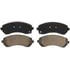 Wagner ZD844 Disc Brake Pad Set QuickStop Ceramic Disc Brake Pad Set