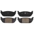 ZD952 by WAGNER - QuickStop Ceramic Disc Brake Pad Set
