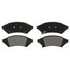 ZX1000 by WAGNER - QuickStop Semi-Metallic Disc Brake Pad Set