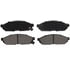 ZX281 by WAGNER - QuickStop Semi-Metallic Disc Brake Pad Set