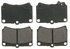 ZX466A by WAGNER - QuickStop Semi-Metallic Disc Brake Pad Set