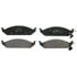 ZX650A by WAGNER - QuickStop Semi-Metallic Disc Brake Pad Set