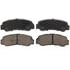 Wagner ZD305 Disc Brake Pad Set QuickStop Ceramic Disc Brake Pad Set