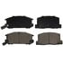 ZD309 by WAGNER - QuickStop Ceramic Disc Brake Pad Set
