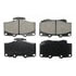ZD436 by WAGNER - QuickStop Ceramic Disc Brake Pad Set