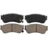 Wagner ZD451 Disc Brake Pad Set QuickStop Ceramic Disc Brake Pad Set