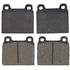 Wagner ZD45A Disc Brake Pad Set QuickStop Ceramic Disc Brake Pad Set