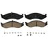 ZD477 by WAGNER - QuickStop Ceramic Disc Brake Pad Set
