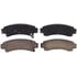ZD511 by WAGNER - QuickStop Ceramic Disc Brake Pad Set