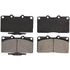 ZD531 by WAGNER - QuickStop Ceramic Disc Brake Pad Set