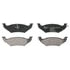 ZD544 by WAGNER - QuickStop Ceramic Disc Brake Pad Set